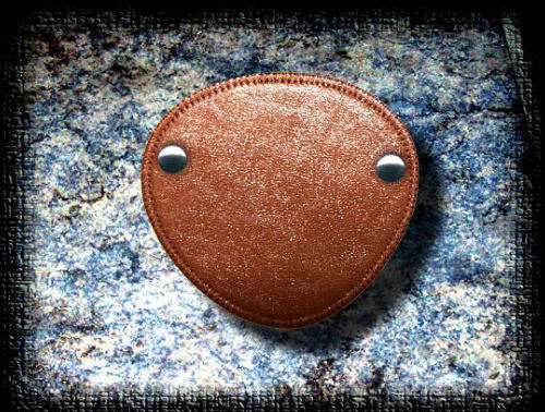 Eye Patch Brown Leather