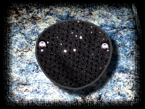 RB 1 Small Black Sequin Eye patch